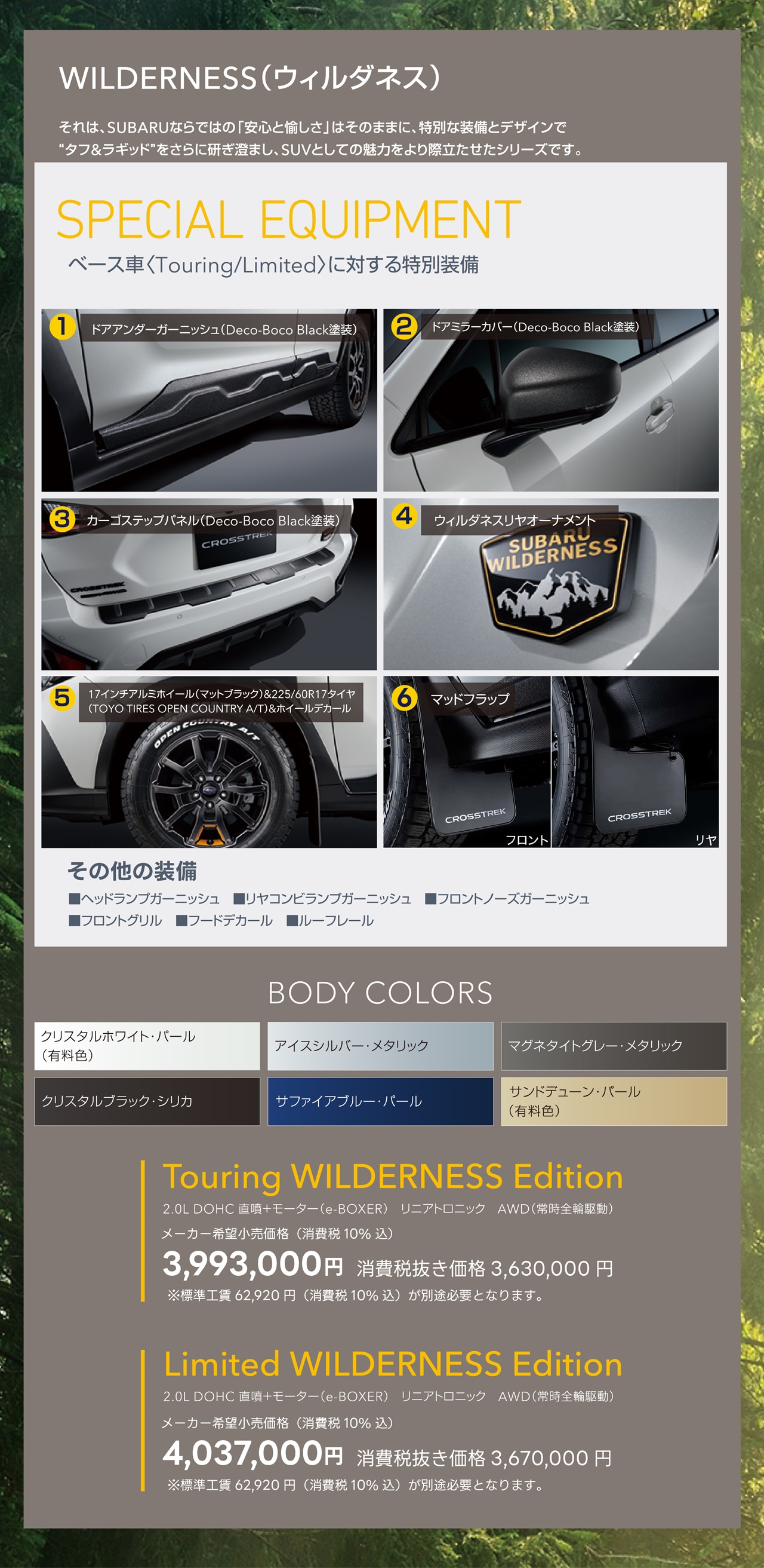 2511_クロストレック WILDERNESS Edition（抽選販売）-3