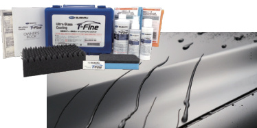 ウルトラグラスコーティング T-Fineの製品・被膜イメージ